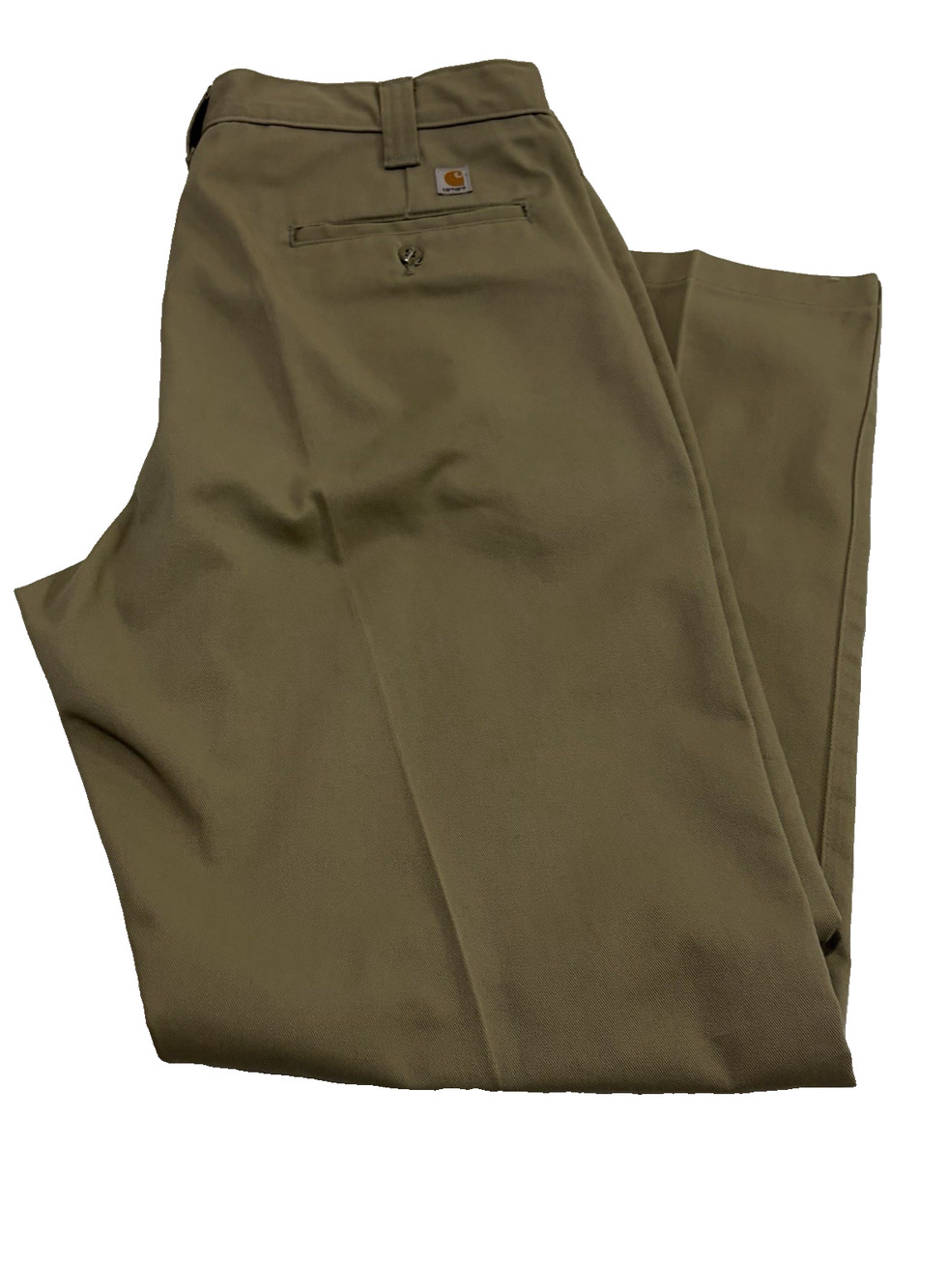 Carhartt B290 KHI Mens 36x34 Khaki Blended Twill Work Pants Discontinued